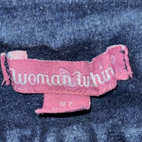 Woman Within Womens Blue Denim Stretch Jeans Size 12T Pull-On Style With Elastic - Picture 4 of 9